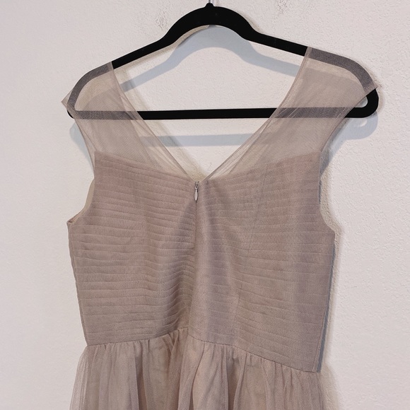 Birdy Grey Chiffon Taupe Bridesmaid Dress - Picture 3 of 5